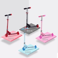 Outdoor Kickboard Foldable Kick Scooter Flash Wheels Adult Electric Scooter 3 Wheel Handbrake
