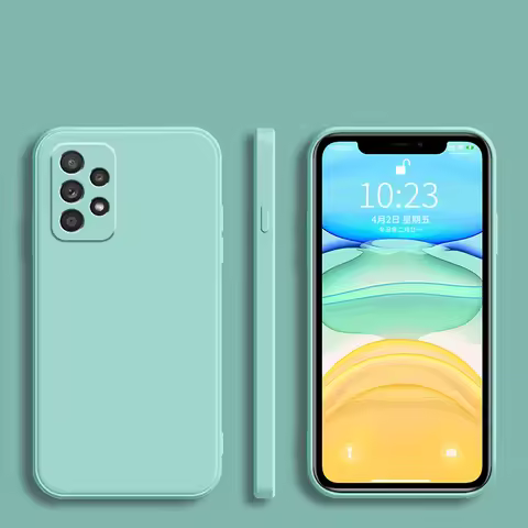 Square Soft Silicone Case for Samsung Galaxy J3 J5 J7 2017 EU J2 J7 Prime J4 J6 Plus J1 Ace M01 M42 