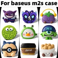 For baseus m2s Shockproof Headphone Case Cover  baseus m2sShockproof Silicone Cover