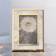 Metal Picture Frame Modern Decorative picture frame desktop Display for Wedding Family Office