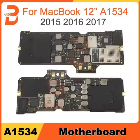 Original A1534 Motherboard 820-00045-A 820-00244-A For Macbook 12" A1534 Logic Board 8G 16G 256GB 51