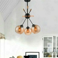 Vintage glass tea chandelier for dining room type LG 32140/3L