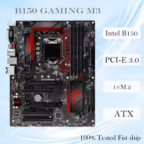 For MSI B150 GAMING M3 Motherboard 64GB LGA 1151 DDR4 ATX Intel B150 Mainboard 100% Tested Fully Wor