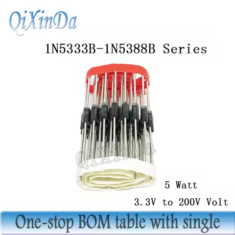 20PCS/lot 5W Zener Diodes 13V 14V 15V 16V 17V 18V 19V 20V 22V 24V 25V 27V 28V 30V 33V 36V 39V 43V 47