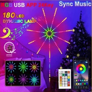 Christmas Lights LED fireworks Fairy Lights Christmas lights outdoor Decorations for Home Dream Colo