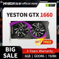 ☮YESTON NVIDIA GeForce GTX1660 Super 6G D6 Super Graphics Card 6G 192bit GDDR6 GTX 1660 GPU Grap ♥웃