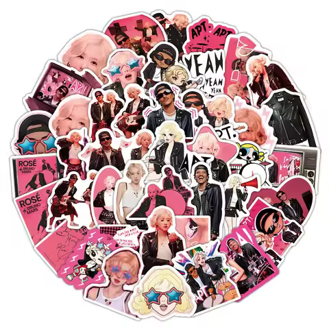 50Pcs APT Song Sticker Star Singer Park Choi young Mars Brother New Song Waterproof Stickers