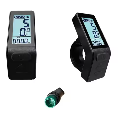 Ebike LCD Display Mini Meter KT-LCD4 Display Waterproof Connector for KT Controller Electric Bicycle