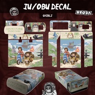 Motorbike OBU Sticker Waterproof "Ghibli"