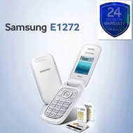 Samsung E1272 GSM 2G four band mobile phone Dual SIM flip button mobile phone