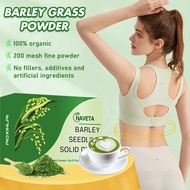 NAVETA Barley Grass Powder 100% Pure Natural Health Exercise Weight Loss Barley Grass Juice Powder Functional Beverage for Weight Loss