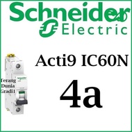 MCB Schneider 4Amper Ic60 Mcb Acti9 4 Ampere Mcb Ic60 Schneider Acti9 4A A9F74104 Mcb Ic60N Schneide