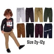 2y-12y Kids Long Slack Pant, Seluar Slack Budak Kanak-Kanak Lelaki Dan Perempuan NEW PREMIUM QUALITY