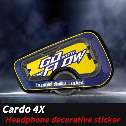 Stickers for Cardo Freecom 2X 4X Waterproof Aesthetic Anti-Scratch Color Changing Motorcycle Accesso
