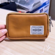 日本PORTERポーター | 啡色 棕色 迷你 銀包 散紙包 零錢包 硬幣包 鑰匙包 卡片包 萬用包 收納包 小袋 | Free Style Multi Coin Case Camel Keychai