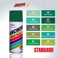 DPI Anchor Standard Green Color / 400ml Spray Paint / Cat Sembur / Warna Hijau Anchor Spray Paint Ca