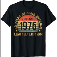 60th 50th Birthday Gift for Men - Vintage 1965 1975 Aged to Perfection - 60th 50th Birthday Shirt