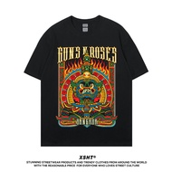 【💥พร้อมส่ง💥】👕  Guns N Roses Thailand Bankok (2017) เสื้อยืดวง เสื้อยืดผ้าฝ้ายแท้ (สีดำ)