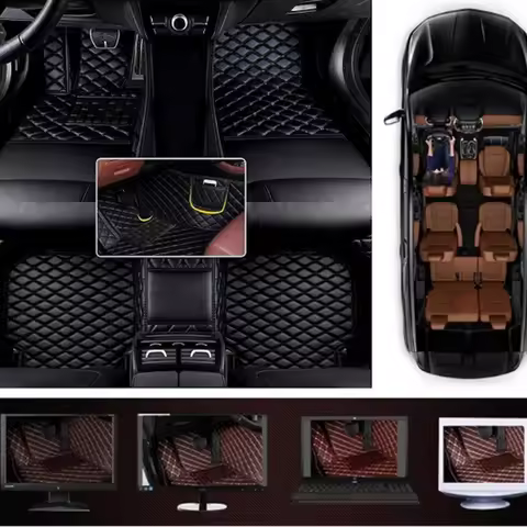 For BMW X1 E84 F48 2010-2025 Years Auto Customized car floor mat Interior Accessories Leather Carpet