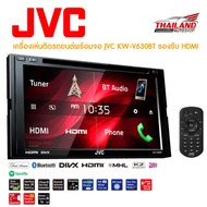 JVC KW-V630BT เครื่องเล่นติดรถยนต์พร้อมจอระบบสัมผัส ขนาด 6.8 นิ้ว รองรับ HDMI มีบลูทูธในตัว รองรับ DVD