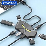 7 Port / 4 Port USB HUB Splitter USB2.0 Hub Splitter USB Adapter Hub Multi-Port Socket Splitter For 
