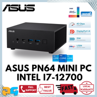 ASUS Mini PC Barebone PN64 i7-12700H RAM M.2 NVMe SSD Windows 11 Intel NUC Bundle