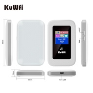 Kuwfi 4G LTE Router Korea 150Mbps Mobile Hotspot Router Outdoor Mini 4G LTE Wi-Fi Modem SIM Card Router For RU/Korea/Brazil/EU