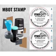 MBOT PROFESSIONAL TECHNOLOGIST I CERTIFIED TECHNICIAN I MALAYSIA BOARD OF TECHNOLOGIST STAMP I ROUND