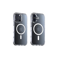 TORRAS Diamond-Mag iPhone 16／16e ／15 系列抗黃化MagSafe防摔手機殼｜極致清透 自帶磁吸