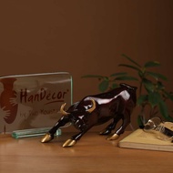CHARGING BULL 7 INCHES SHOWPIECE ( Heavy , Dimensions : Length: 7 inches  , Width: 3 inches  , Heigh