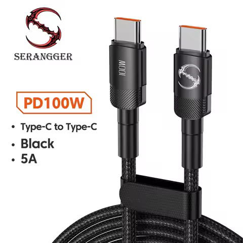 100W Type C to USB C Cable PD 3.0 Quick Charge 4.0 Fast Charging Type C to Type C for iPhone 15 Macb