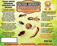 BOSS SPRAY ANTI SERANGGA Kawalan Perosak Hapus Semut/lalat/lipas Racun Insect Organik 500 ml