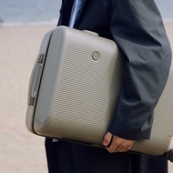 ITO 平原灰 PISTACHIO 2 STRIPED 開心果抗菌行李箱登機托運箱