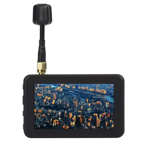 Micro 5.8G 40CH 3 Inch LCD 480x320 Auto Search FPV Monitor Build-in Battery For RC Multicopter FPV D