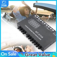 Zysun 7 band equalizer 6 kênh đầu ra loa siêu trầm đầu ra tham số Equalizer