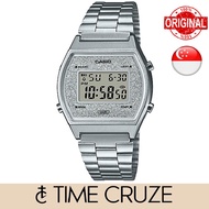 [Time Cruze] Casio B640 Adjustable Digital Stainless Steel Glitter Dial Unisex Watch B640WDG-7DF B64