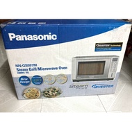 Panasonic 大個 蒸氣燒烤微波爐 Steam Grill Microwave Oven NN-GS597M 25L 1000W 樂聲 連 隔熱手套 一對
