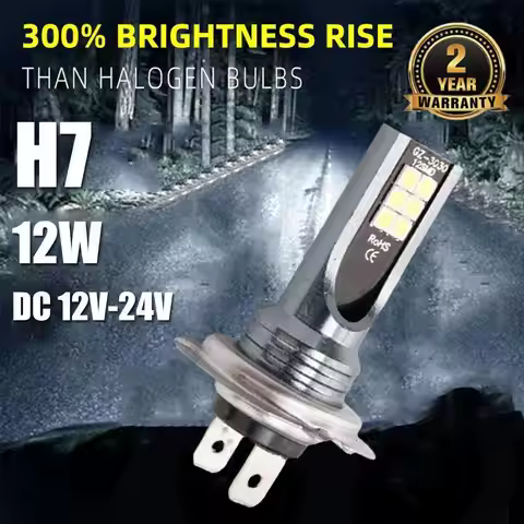 1PC LED Headlight Bulb Beam Kit 12V-24V 12W High Power LED Car Light Headlamp 6000K Auto Headlight B