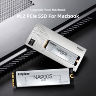 Kingspec SSD 256GB 512GB 1TB 2TB M2 PCIe NVME สำหรับ2013 2015 MAC Book Pro Retina A1502 A1398 MAC Book Air A1465 1466 A1369 A1466 A1481 SSD