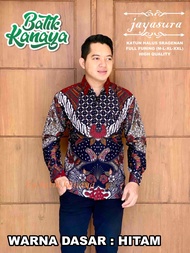 JAYASURA Batik Pria Lengan Panjang Baju Batik Atasan Pria Terbaru Kemeja Batik Pria Eksklusif Baju A