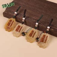 TAYLOR1 Sheeps Horn Abacus Shaped Key Chain, Sheeps Horn Handmade Abacus Shaped Key Ring, Lucky Lotus Keychain Trendy Mini Diy Abacus Shaped Car Interior Accessories