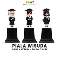 Piala Wisuda Anak Sekolah Tk Paud Sd Plakat Boneka Akrilik Souvenir