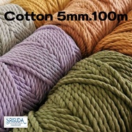 Cotton Macrame 5mm100m.710-720g.cotton Rope 5mm.100m.weight 710-720 Grams Diy Decoration