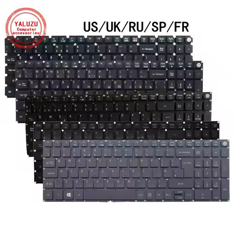 US/UK/RU/SP/FR Laptop Keyboard For Acer Aspire V3-574G V5-591G F5-572/G F5-573 N16P8 N17Q3 N17Q2 N15