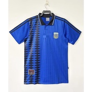 Retro  1994 Argentina away football short sleeved jersey