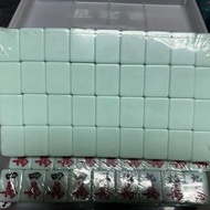 工廠清貨 限量版 翠玉麻將 7分廣東牌 36mm 家用麻雀 家用麻將 144隻 有花 跑馬仔 打牌 打麻將 送配件 Home Mahjong