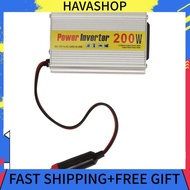Havashop Power Inverter 200W DC 12V To AC 220V Safe Car Converter With USB Port Kit