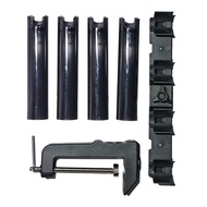 Quadruple Tube Stainless Steel Fishing Rod Bracket Integrated Marine Fishing Rod Seat Yacht Fishing 