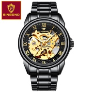 TRILLION ID Jam Tangan Pria Modern Automatic C19 Tanpa Batrai Strap Stainless Steel Tahan Air Design