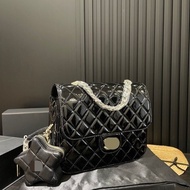 Exquisite star-patterned double-shoulder bag, stylish and lightweight, women's bag size: 23-7-20cm